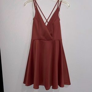 Charlotte Russe Rust Mini Dress